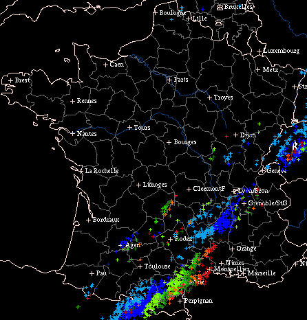 Image d'illustration pour Violents orages jeudi soir dans le Sud-est