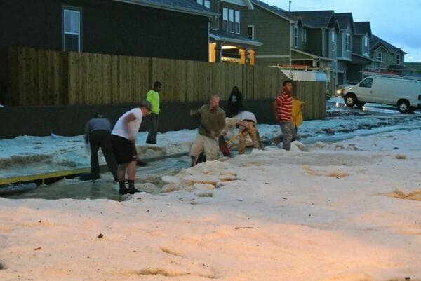 Image d'illustration pour Orages de grêle au Colorado