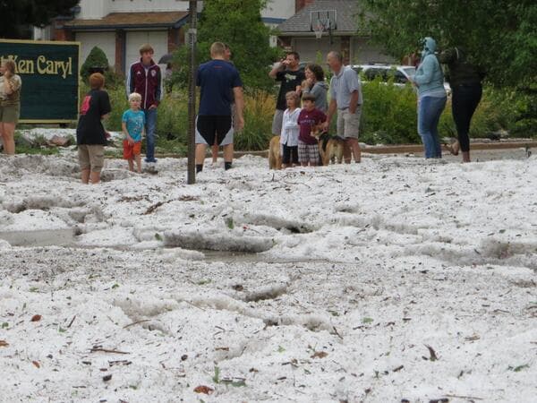 Image d'illustration pour Orages de grêle au Colorado