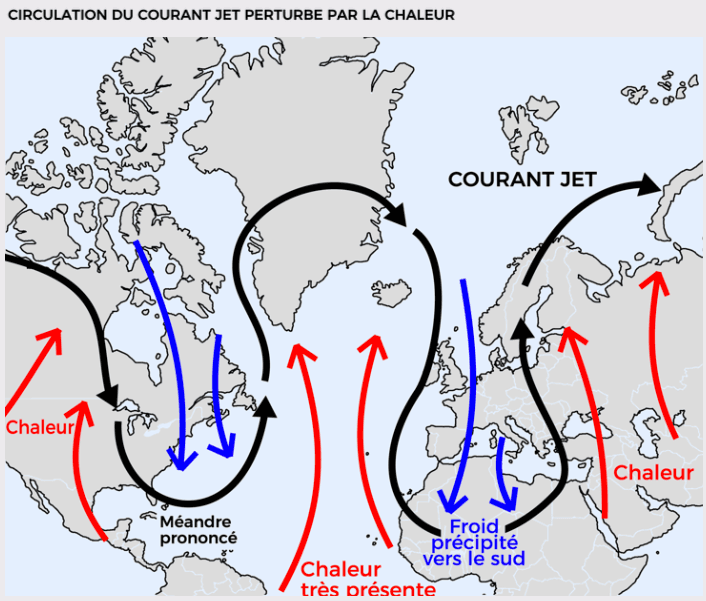Image d'illustration pour Encore un blocage : après la sécheresse, les pluies à répétition...