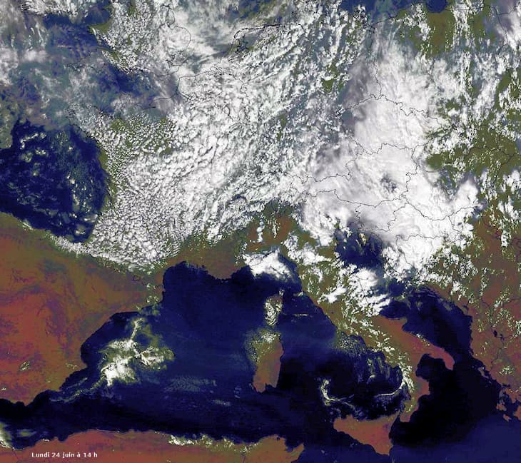 Image d'illustration pour Trombes, tornades et orages violents en Adriatique (Italie - Croatie)
