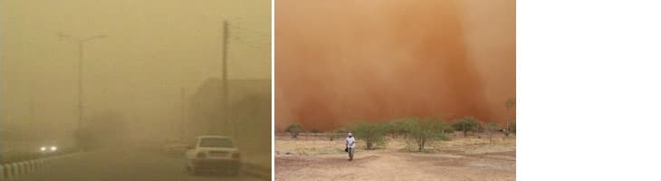 Image d'illustration pour Tempête de sable en Iran