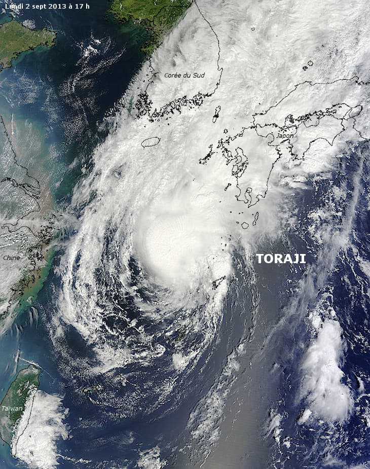 Image d'illustration pour Ex tempête tropicale Toraji (Japon)
