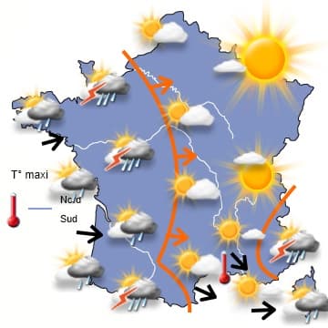Retour du mauvais temps presque généralisé pour ce week-end