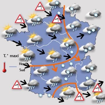 L'air très froid va désormais s'imposer