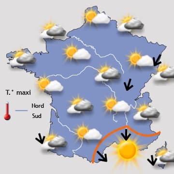 Week-end mitigé, entre nuages, éclaircies et quelques averses