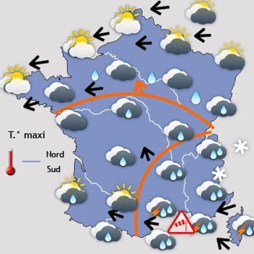 Fortes pluies dans le Sud-est avant un week-end plus calme