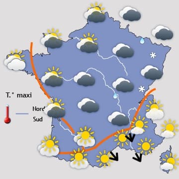 Nouvelle descente froide avec neige à partir de vendredi
