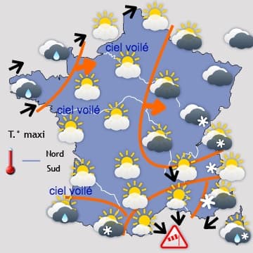Fin du coup de froid, mais pas de la période perturbée...
